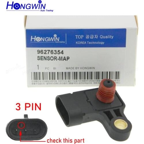 96276354 Intake Air Manifold Abosolute Pressure MAP Sensor For Chevrolet Daewoo Lanos Leganza Nubiba Rezzo 1.6 1.8 2.0L