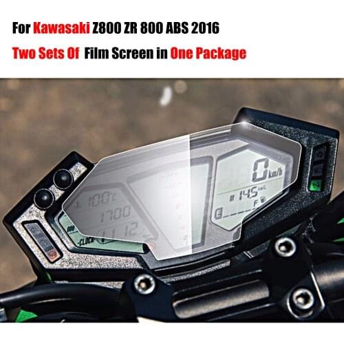 Two Sets Film Screens In One Parcel For Kawasaki Z800 2013 2014 ZR 800 ABS 2016 Cluster Scratch Protection Film Screen Protector
