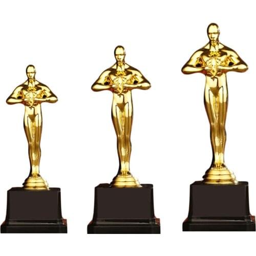 Custom Oscar Trophy Awards Copy Small Gold Man PC Gold-Plated Team Sport Competition Craft Souvenirs Party Celebrations Gifts