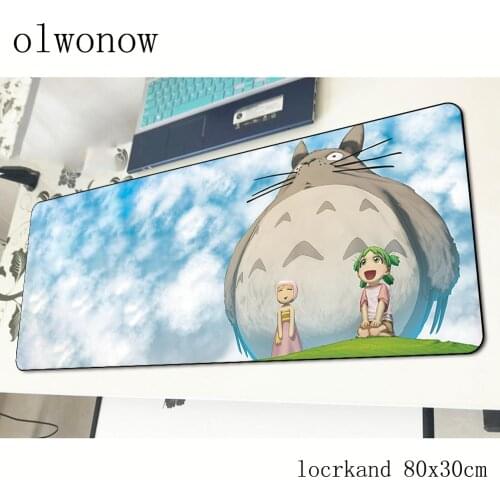 Totoro mousepad 80x30cm Domineering gaming mouse pad gamer mat Beautiful game computer desk padmouse keyboard large play mats