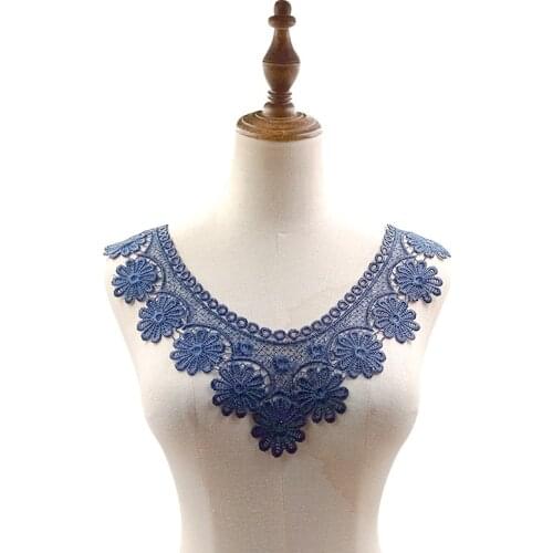Lace Flower Corsage Collar Multifunctional Fake Collar Hollow Embroidered Collar Fabric Collar High Quality Sewing Supplies