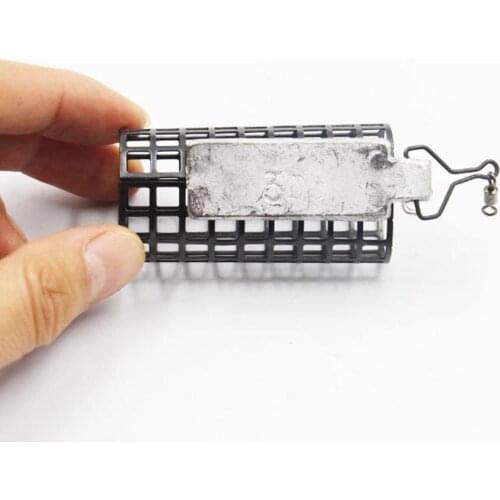 Metal Fishing Bait Basket Cage 30/60g Fishing Feeder Sinker for Carp Bait Fishing Tackle Lure Cage Fishing Accessories Pesca 1PC