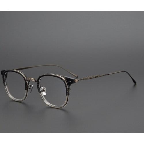 Titanium Glasses Frame Men Women Vintage Clear Square Eye Glasses Man Optical Myopia Eyeglasses Frames Eyewear Spectacles Oculos