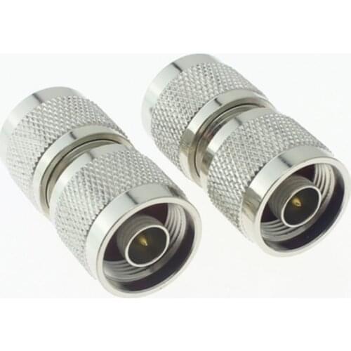 10pcs New Adapter N Type Male Plug to N Male Plug Double Straight RF Coaxial Connectors