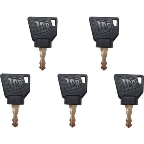 5 Pcs Ignition Switch Starter key For JCB 3CX Bomag Excavator Fit Most Digger Replacement Parts Free Shipping