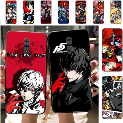 Persona 5 Take Your Heart Phone Case for Vivo Y91C Y11 17 19 17 67 81 Oppo A9 2020 Realme c3