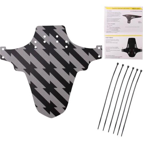 Durable Bicycle Mudguard Front Rear Mudguard Cycling Road MTB Mountain Suitable Bike Fender Reflective Bicycle Cycling