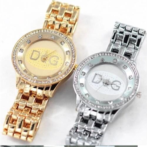 Reloj Mujer High Quality Womens Watches Fashion Luxury Stainless Steel Rhinestone Dress Men Women Quartz Watches Gift Relogio