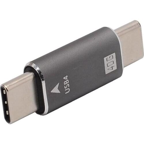 USB 4.0 Type C Adapter USB C 40Gbps Data Sync Adapter Male Converter Type-C Extension Cable For Laptop Macbook Tablet