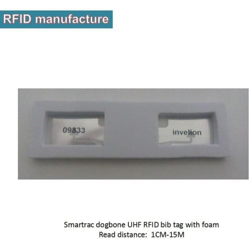 10pcs free Impinj Monza R6 chip uhf rfid free smartrac dogbone bib tags test sample for sports timing race