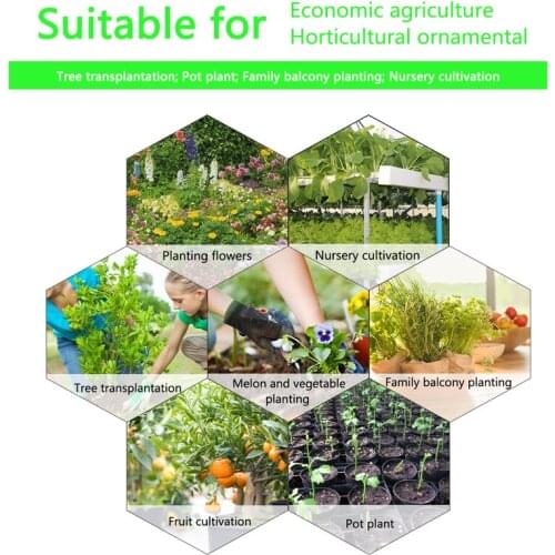 200pcs Biodegradable Non-woven Nursery Bags Seedling Plant Grow Bags Fabric Seedling Pots Aeration Planting Bags For Home Garden