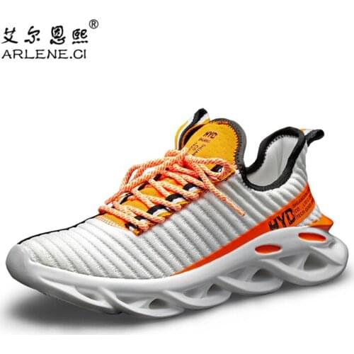 2020 Hot Sale New Men Runnig Shoes Breathable Lightweight Outdoor Sock Shoes Air Mesh Sneakers Men Sport Shoes Plus Size 36-48