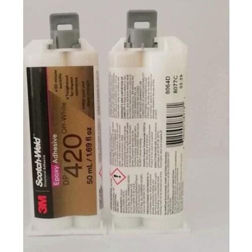 3M 2:1 DP420 flexible epoxy two-component structural adhesive dp420 glue gray white 50ML high temperature resistance