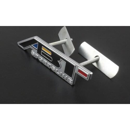 3D Modified Metal ABT Auto Trunk Side Seal Decal Sticker Badge Emblem Car Accessories