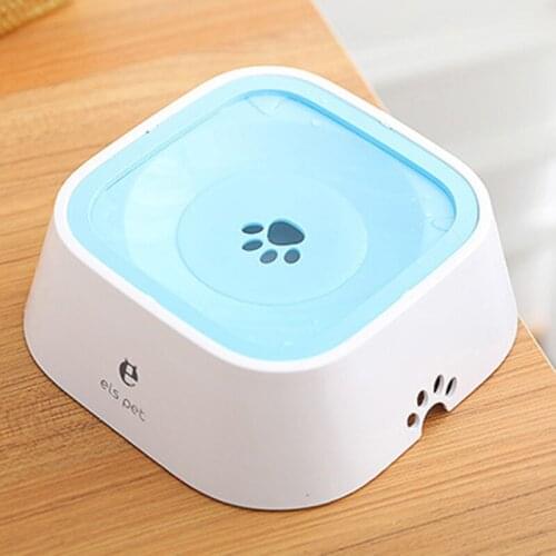 Pet Dog Cat Bowl Floating Bowl Water Drinker Not Wet Mouth Splash Water Cat Bowl Not Sprinkler Water Dispenser Portable Dog Bowl
