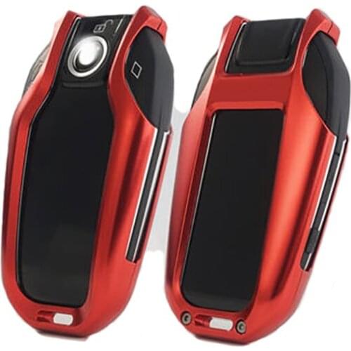 Car Key Charm Case Metal Cover Interior Accessories Fashion Keychain Rings Box Holder For BMW 5 6 7 Series X3 X5 X4