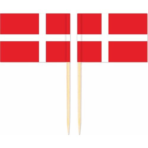 Free Shipping Denmark Flag Toothpick Flag 3.5X2.5CM 300pcs/bag Denmark National Flag
