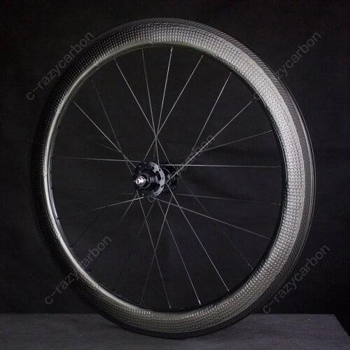Fixed Gear Valued Wheel Dimple Carbon Wheels 45/50/58/80mm Carbon Wheel 700C Best Budget Front 350 And rear Ridea