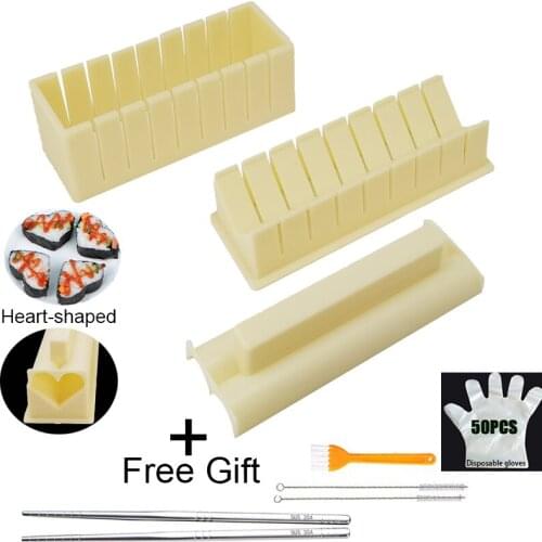 Sushi Maker Rice Mold High Quality Japanese Rice Ball Cake Roll Mold Multifunctional Mould Making Sushi Tools