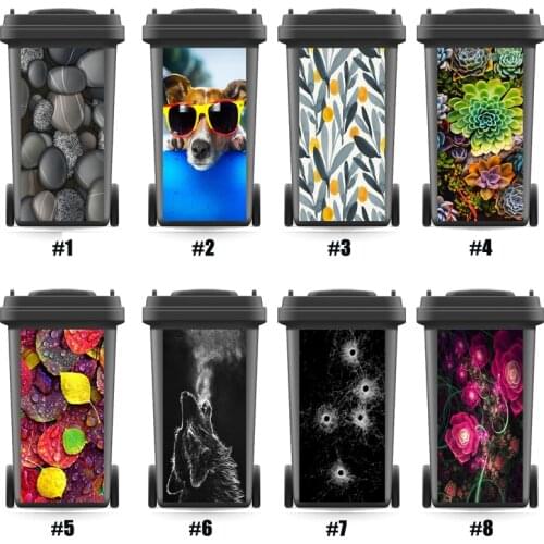 Hot Sales Rubbish Bin Sticker Beauty Wallpaper mural Wall Print Decal Poster self adhesive Gift Home Art Kitchen Accessorries
