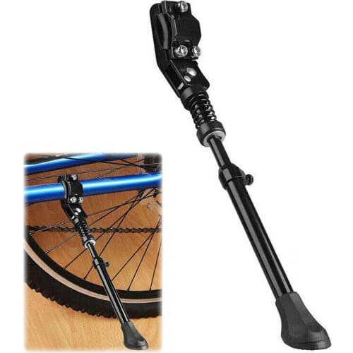 Adjustable Bicycle Kickstand 30-36cm Mountain Bike MTB Aluminum Side Rear Kick Stand Solid and Reliable Bicycle Accessories