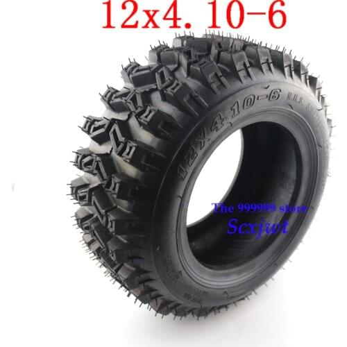 High quality 12x 4.10-6 tire tyre ATV Quad Go Kart 47cc 49cc /4.10-6 tyre Lawn Garden Tiller Snow Blower Thrower R-1 Lug tire