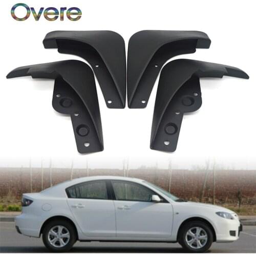 OVERE Car Front Rear Mudguards For MaOVEREa 3 (BK) Hatch Hatchback M3 2004 2005 2006 2007 2008 Car-styling Mudflap Accessories