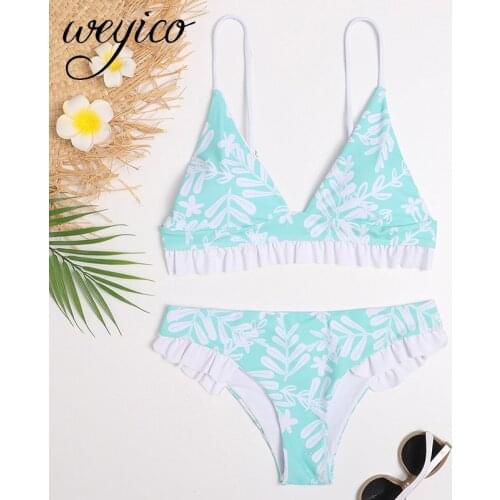 Купальники с рюшами WEYICO China At AliExpress