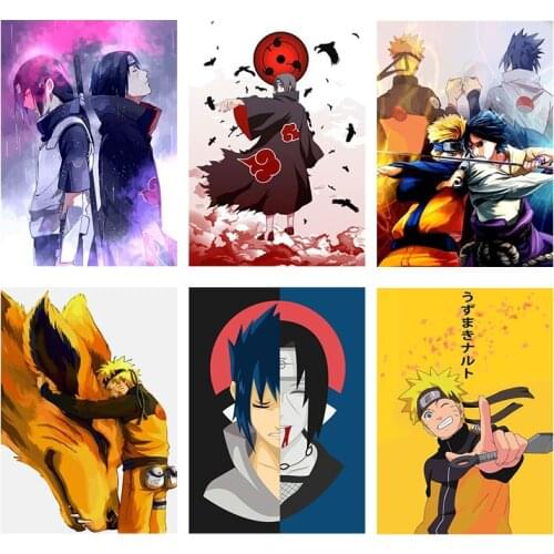 Japanese Anime Cartoon Canvas Painting Naruto Posters and Prints Print Mural Pictures Children Room Home Wall Decoration Cuadros