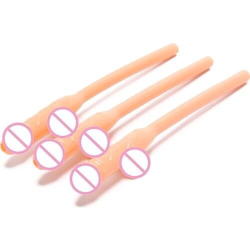 Funny New 1 * Huge Propene Polymer Penis Willy Drinking Straw Novelty Bar Hen Night Party Nude Bachelorette Straws Accessories