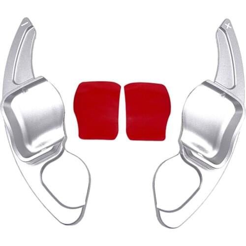 2pcs Shift Paddle for Volkswagen for VW GOLF 5 Car Steering Wheel Shift Paddles Shift Extension Shifters Stickers Left Rifht