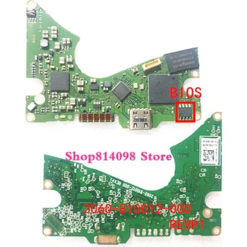 2060-810012-000 REV P1 810012-100 for Western Digital / WD WD40NMZM-59Y94S1 4TB mobile hard disk circuit board