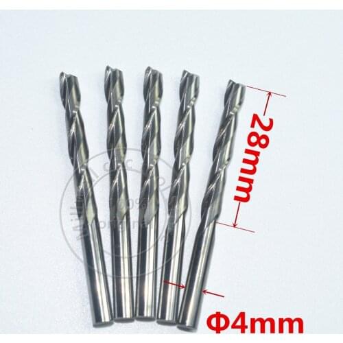 4mm*28mm,Freeshipping,CNC wood tools,carbide End Mill,woodworking insert router bit,Tungsten steel milling ,MDF,PVC,Acrylic,Wood