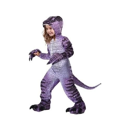 Kids Triceratops Dinosaur Costumes Girls Boys Halloween Cosplay Costumes Child Dino Pretend Game Party Role Play Dress Up Outfit
