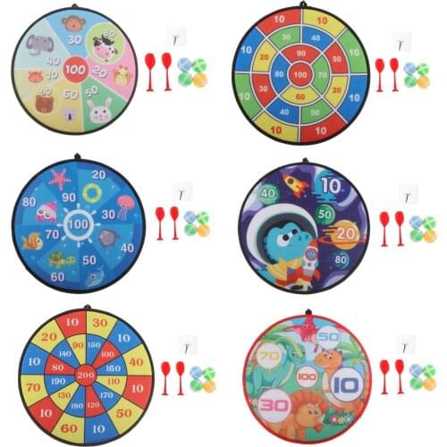 Children Cartoon Animal Dart Board Set Funny Game Toys Games Indoor Play Set New Years Gifts For Kids Leisure Time Sports
