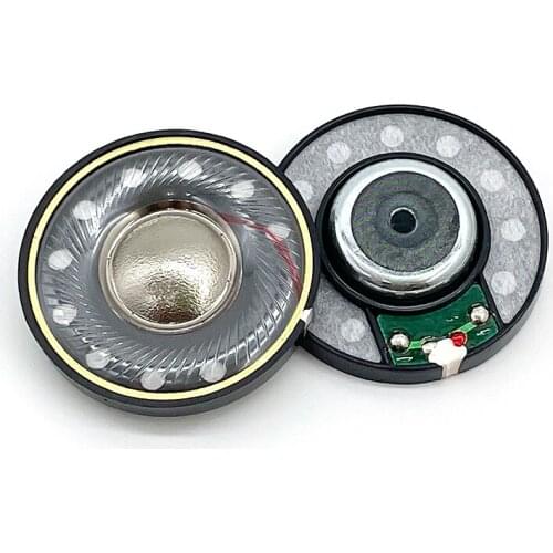 40MM 32 Ohm Headphone Speakers Composite Titanium Diaphragm HiFi Headphone Drivers