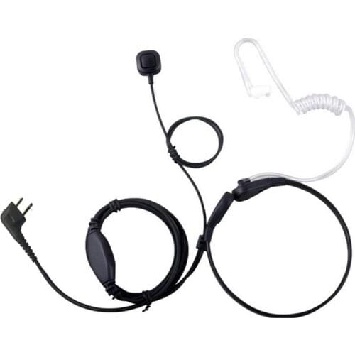 Throat Mic With Air Tube Throat Vibration Headset Microphone For Motorola Two Way Radio Two Pins CP200,CP040,GP300,GP88S