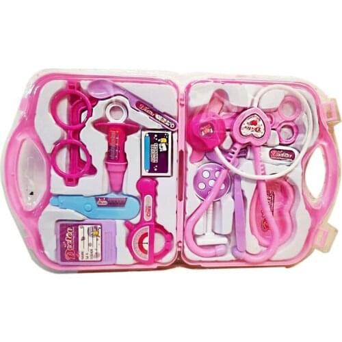 Simulation Accessories Toys Role Playing Family Party Game Doctor Costume Playset Activities for Girl Birthday Gift Study Prop