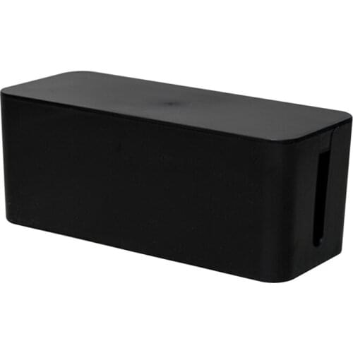 Cable Management Box Cord Organizer Box Power Strip Surge Protector Cover TV Cord Box for Home Office