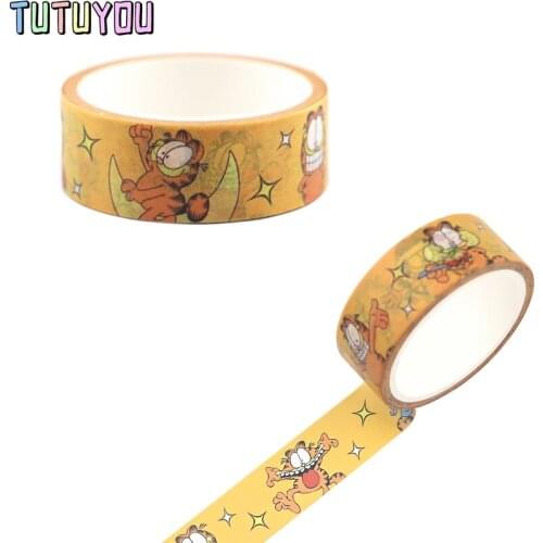 PC509 Cat Washi Tapes DIY Painting Paper Masking Tape Decorative Adhesive Tapes Scrapbooking Stickers