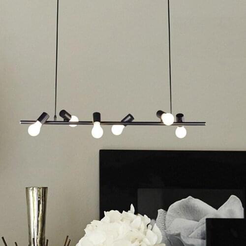 Nordic style creative Branch bird Pendant light American simple iron