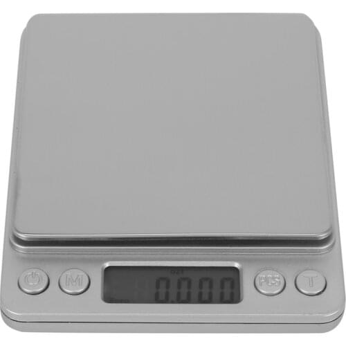 500g x 0.01g Portable Mini Electronic Food Scales Pocket Case Postal Kitchen Jewelry Weight Balance Digital Scale With 2 Tray