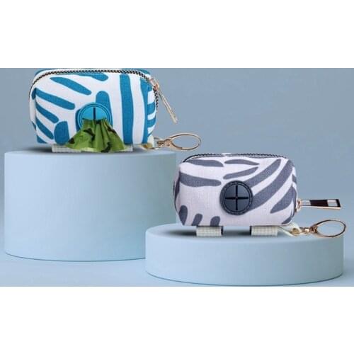 Protable Dog Poop Biodegradable Bag Dispenser Pouch Pet Puppy Cat Pick Up Poop Bag Holder Pets Supplies Garbage Bags Organizer