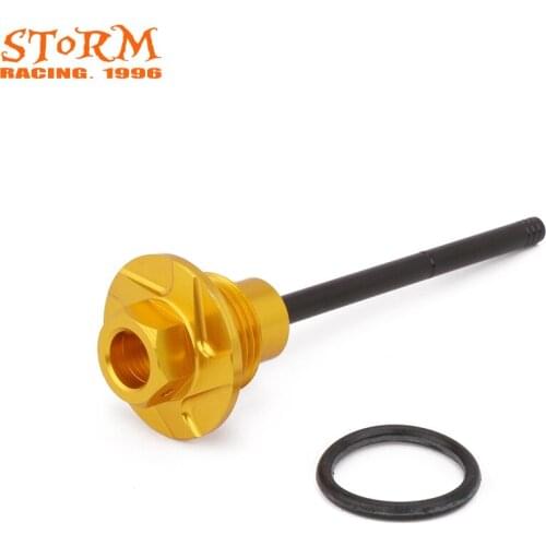 Motorcycle Engine Oil Dipstick Dip Stick Plugs For DVX400 DVX 400 2004-2008 KFX400 2003-2006 Quadsport Z400 LTZ400 2003-2014