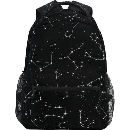 ALAZA School Bags Starry Sky Galaxy Printing Big Capacity Travel Bag Backpack Women Boys Student School Bag Laptop Backpack NEW