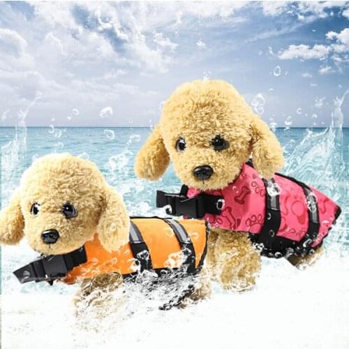 Pet Supplies Dog Life Jacket Swimsuit Clothing Supplies Summer Pet Swimsuit Large And Small Dog Dog Life Jacket