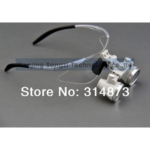 High Quality (2.5X 3X 3.5X Optional) Binocular Dental Loupes Surgical Loupes Silver-gray Colour TP sport frame