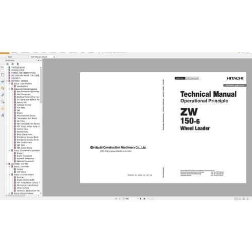 Hitachi Construction Equipment 2020 Full DVD 20.6GB Workshop ,Technical Manual and Wiring Diagram