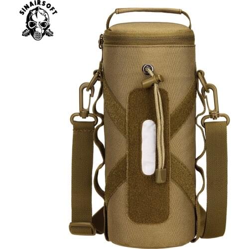 SINAIRSOFT New 1000ml Tactical Molle Water Bottle bag Nylon Military Canteen Cover Holster Outdoor Travel Kettle Bag