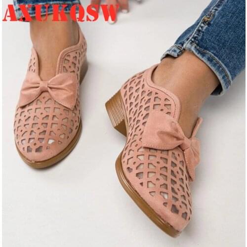 Fashion Bowtie Pointed Toe Women Flats Spring Shoes For Woman Platform Slip On Loafers Leather Zapatos De Mujer 41 Tennis Shoes